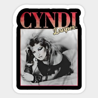 Cyndi lauper//Vintage for fans Sticker